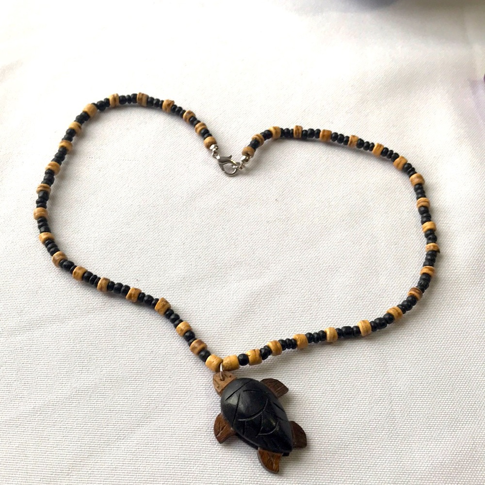 Wooden necklace